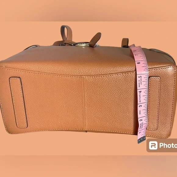 Radley London NWT Leather Shoulder Bag & Dust Bag Lg Abington Road Tan - Picture 10 of 16